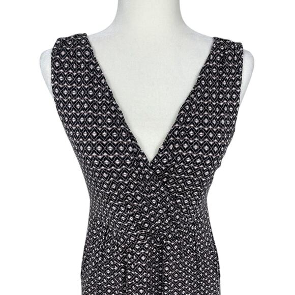 Garnet Hill Starlet Sleeveless Jersey Knit Dress Neutral Size Small Travel - Picture 2 of 10